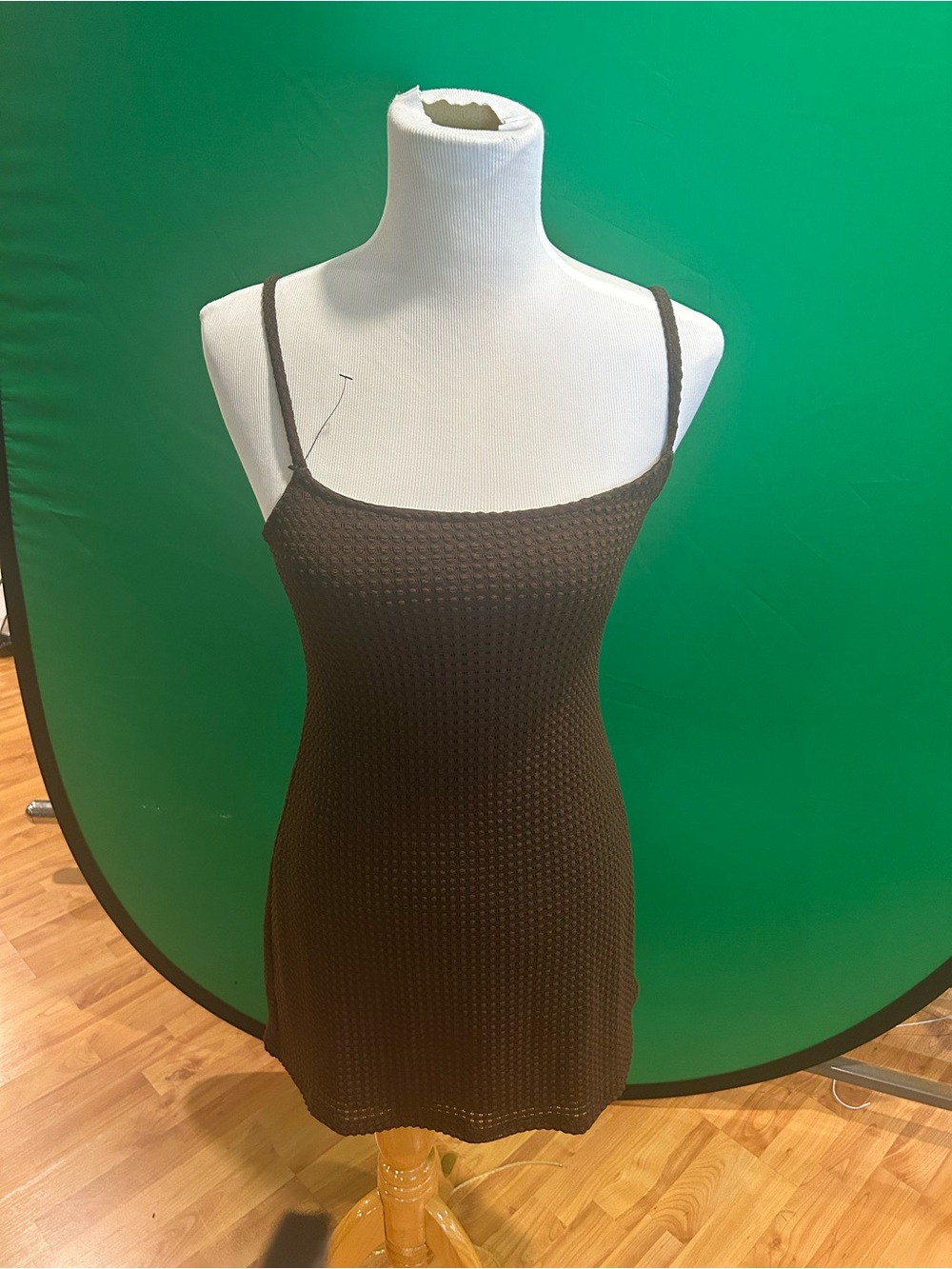H&M Black Mini Dress with Thin Straps